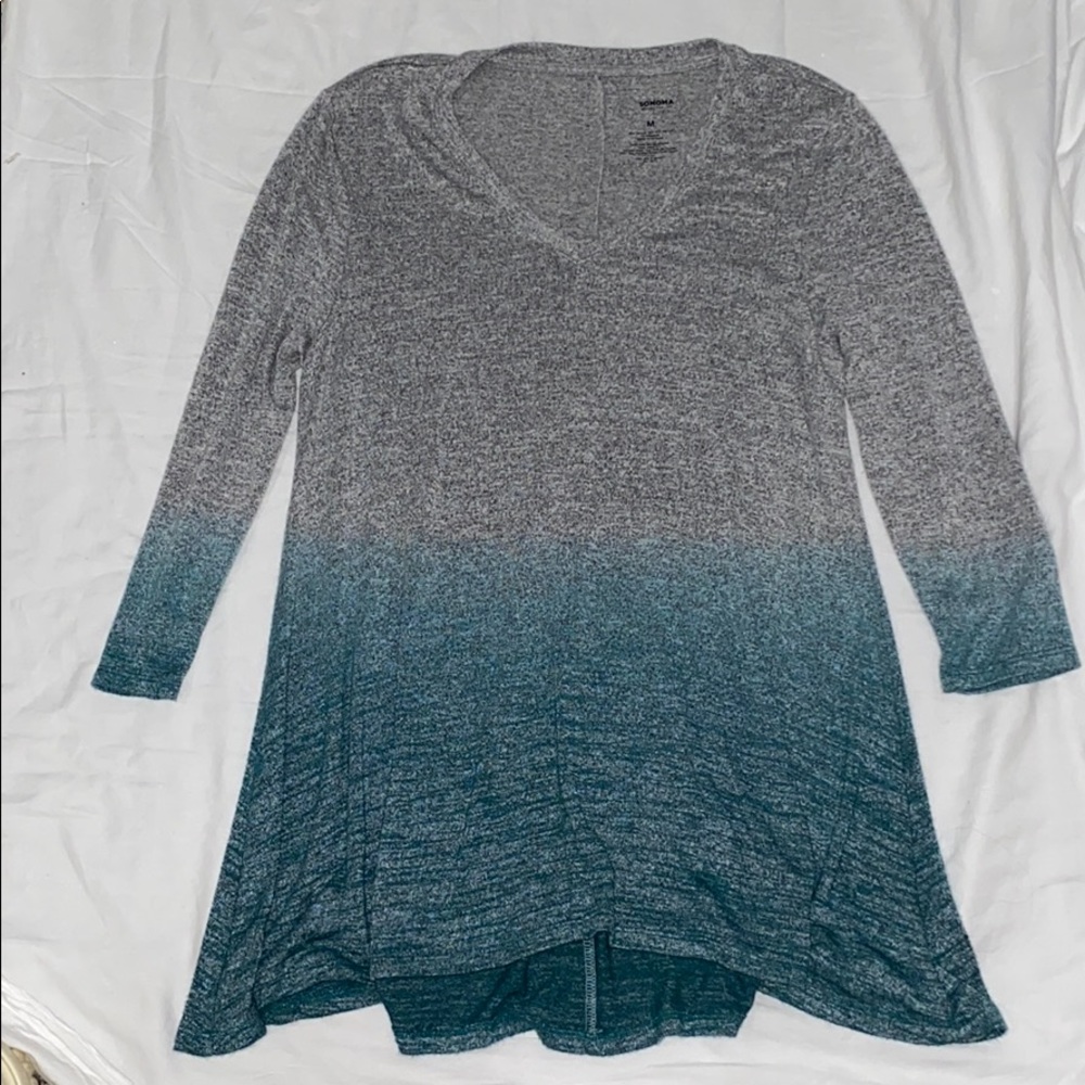 M Sonoma long sleeve ombré sweater
